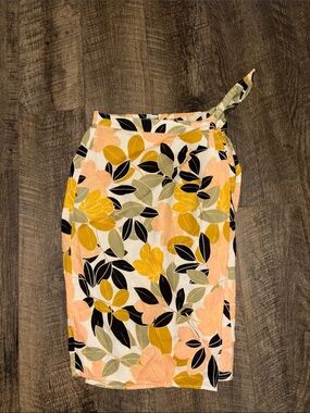 Rachel Zoe Floral Tie-Waist Pencil Skirt in a Summery Floral Print